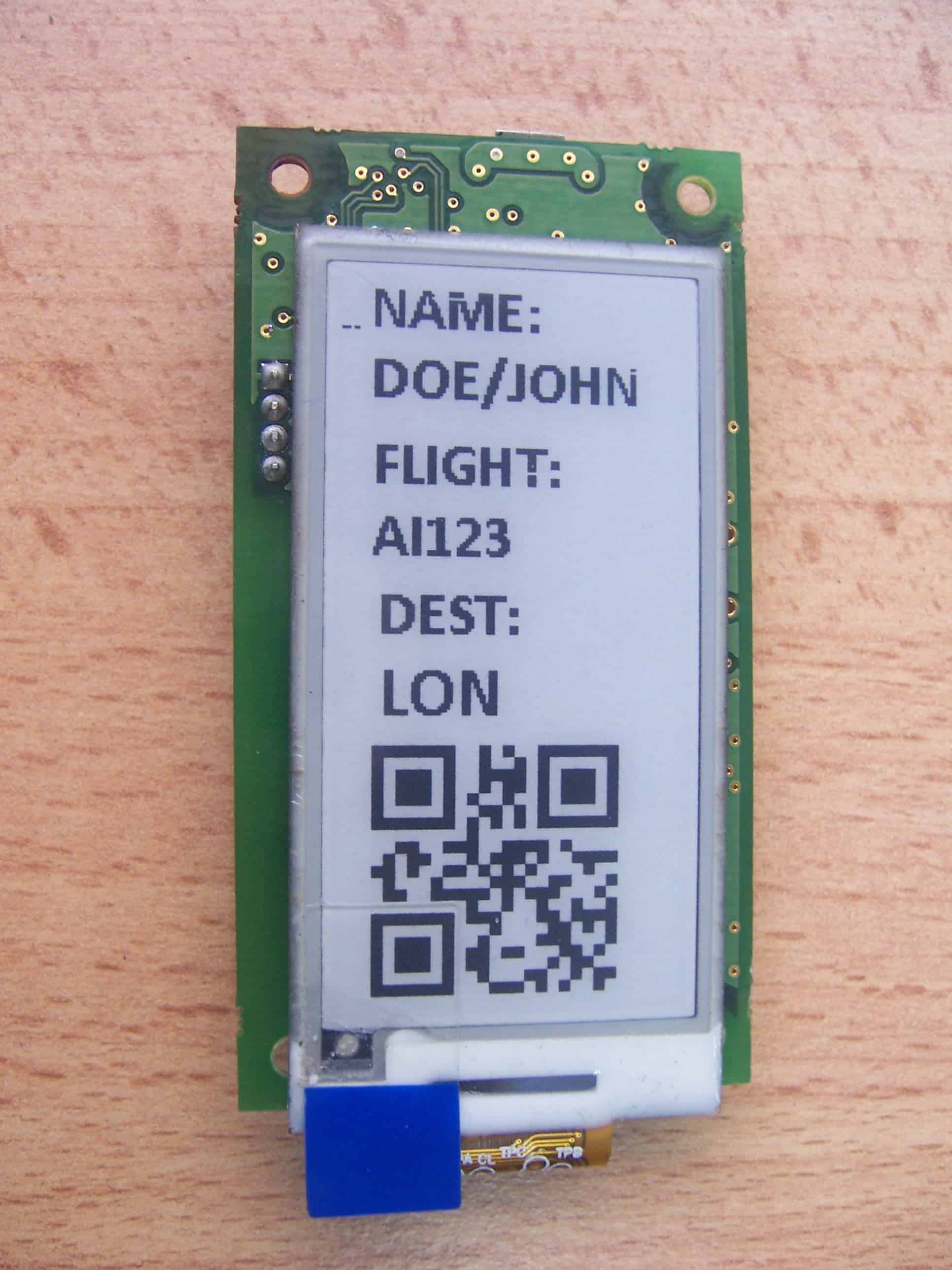 Electronic Shelf Label, QR code display module, Digital Price Tag