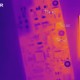 PCB infrared thermal image