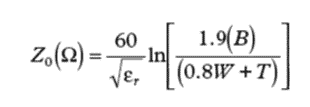 stripline equation